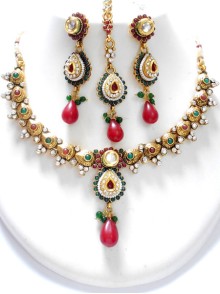 Polki Necklace Set